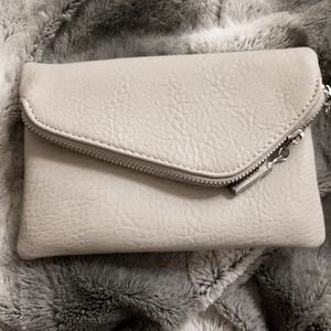 Brand New Grey Envelope Clutch